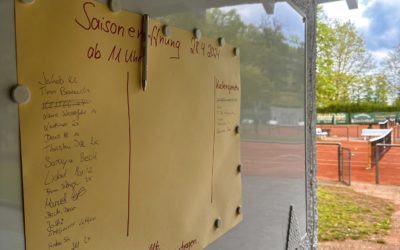 Platzeröffnung und Termine 2024